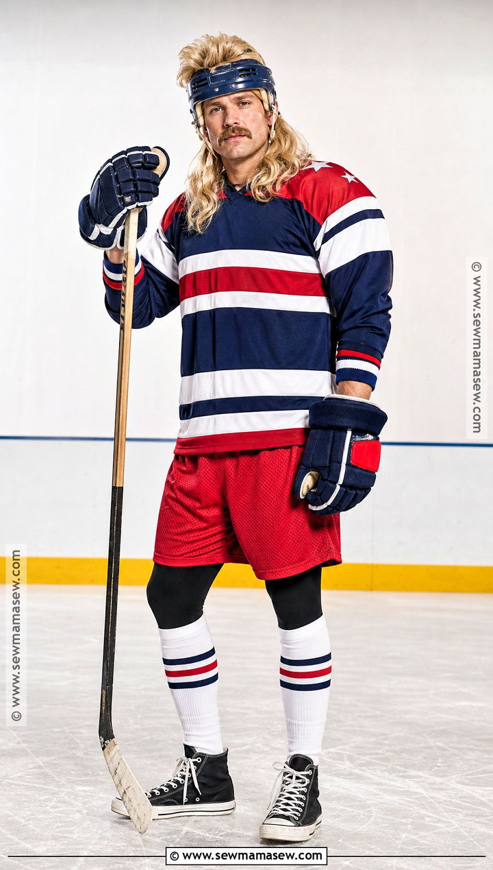 Mullet Hockey Player Costume - 30 hockey player costume ideas