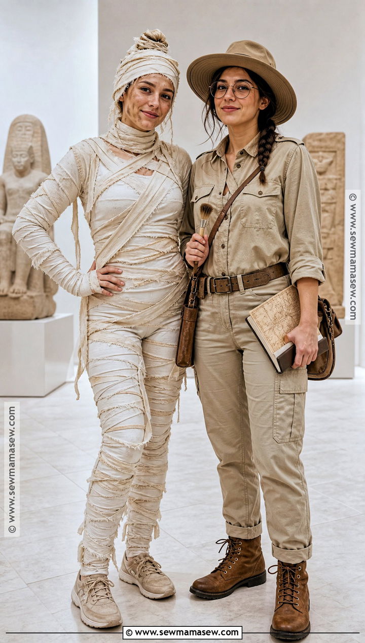 Mummy And Archaeologist Friend Costume - 40 costume ideas for 2 for friends