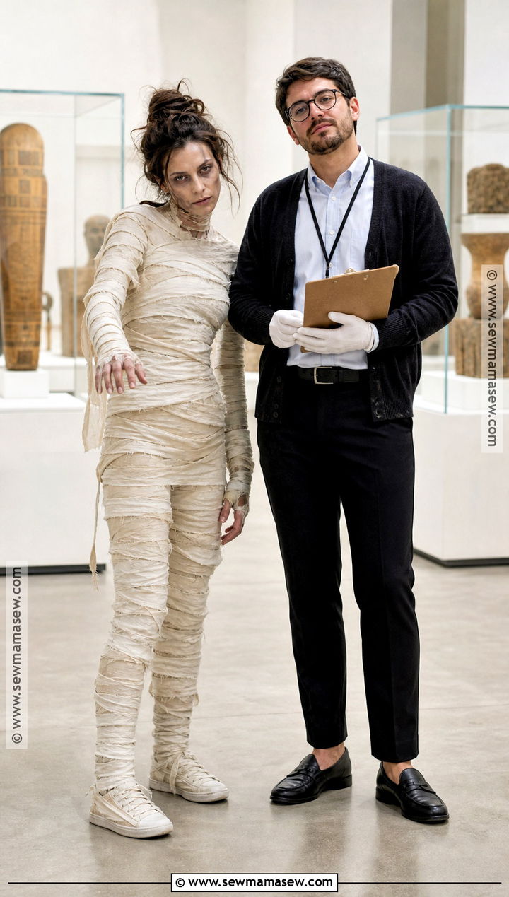 Mummy And Museum Curator Couple Costume - 40 mummy halloween costume ideas