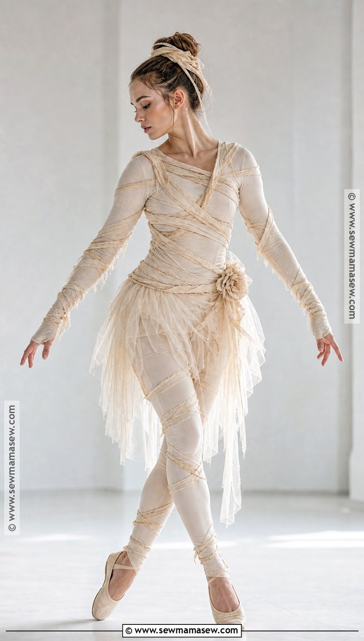 Mummy Ballerina Costume - 40 mummy halloween costume ideas
