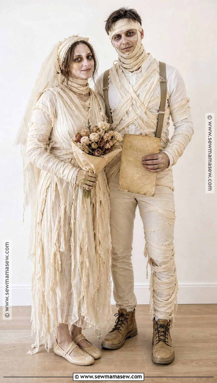 Mummy Bride And Groom Costume - 30 bride and groom halloween costumes