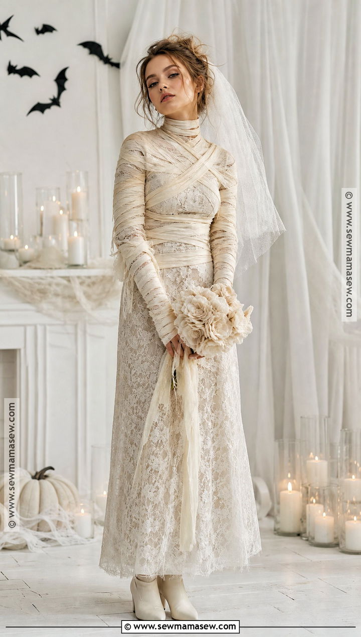 Mummy Bride Costume - 40 mummy halloween costume ideas