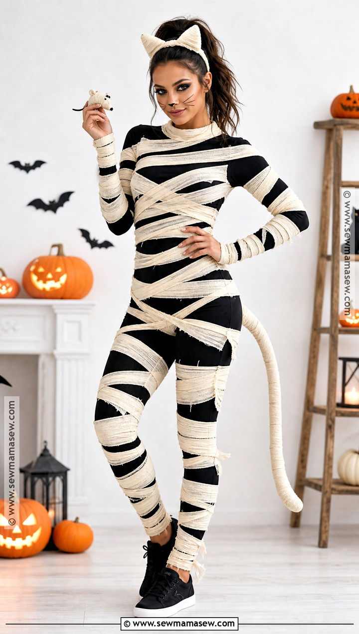 Mummy Cat Costume - 35 mummy costume ideas for women