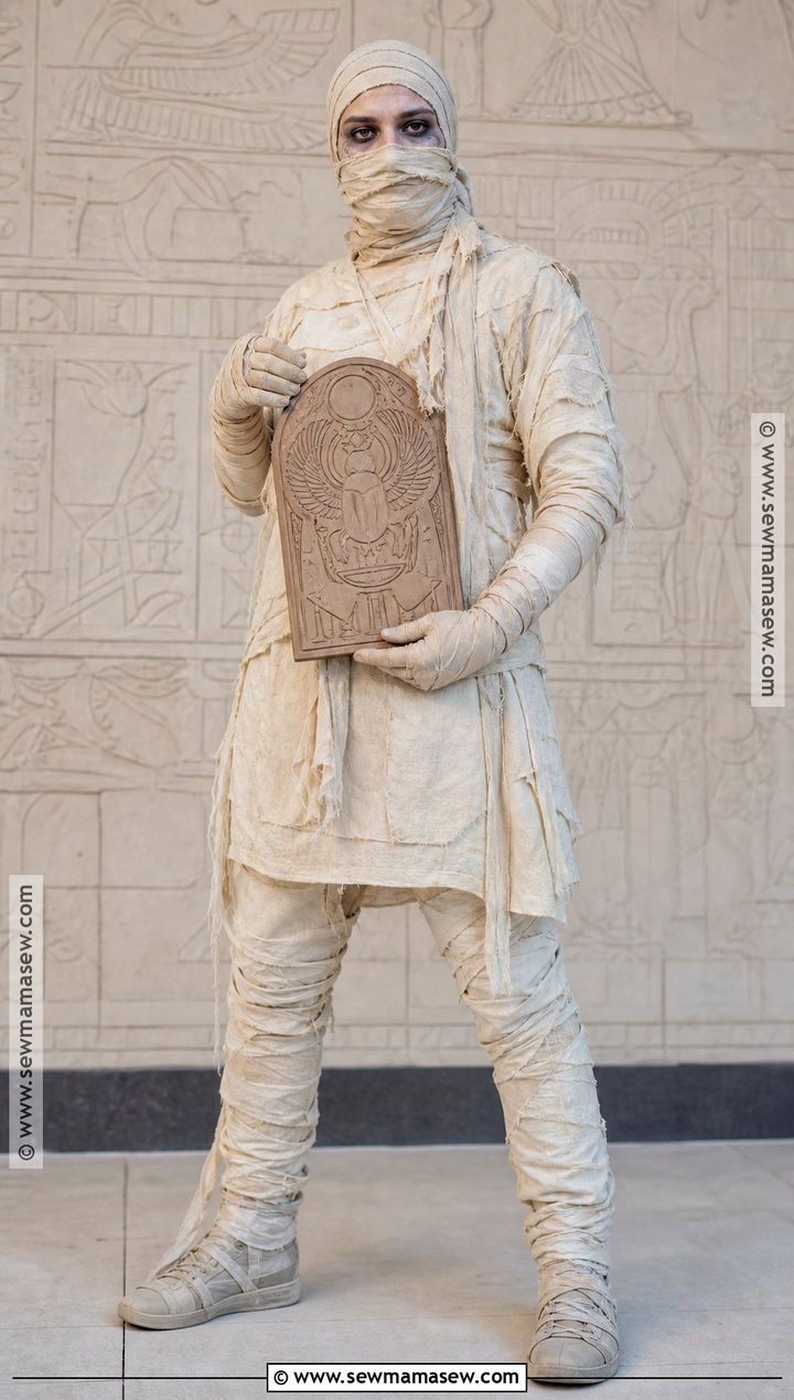 Mummy Costume With Draped Fabric - 35 killer costume ideas