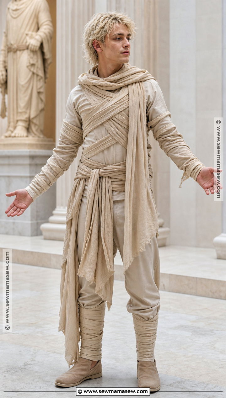Mummy Costume With Fabric Wraps - 30 costumes for guys