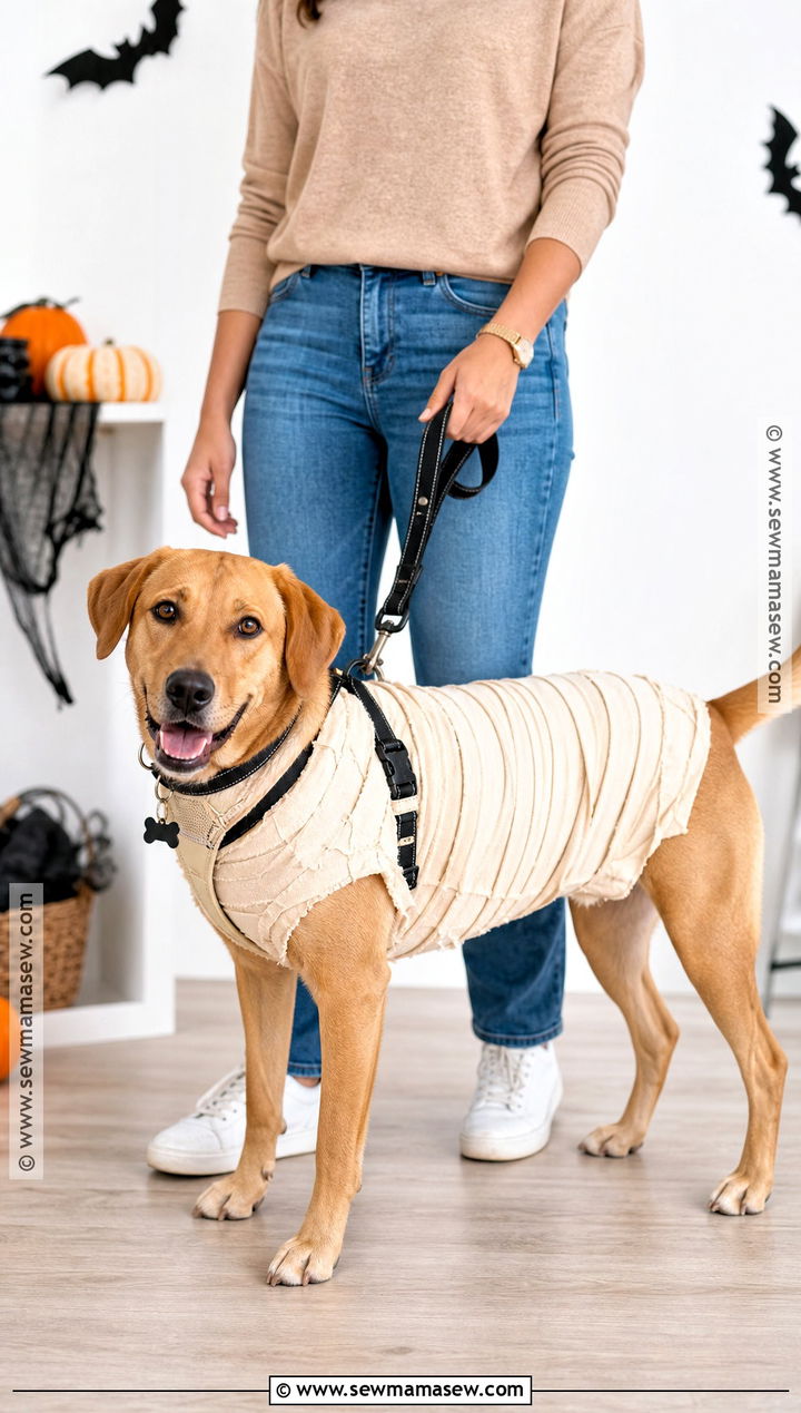 Mummy Dog Costume - 40 mummy halloween costume ideas