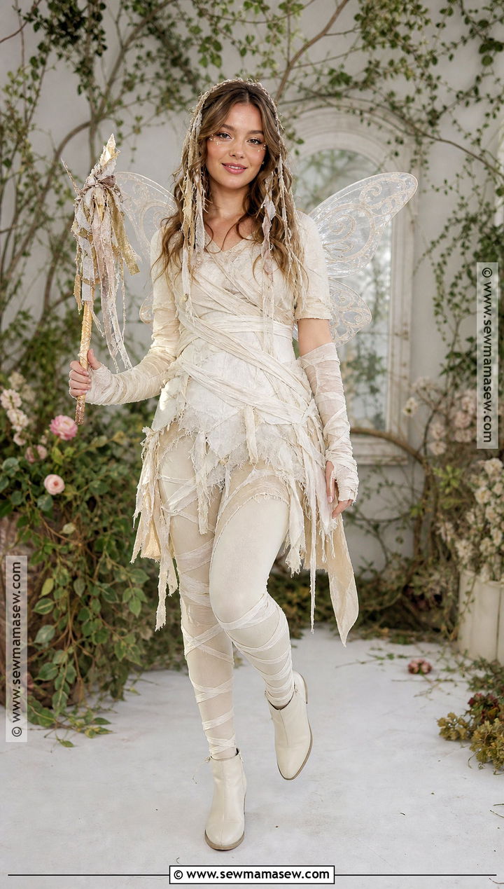 Mummy Fairy Costume With Wings - 35 mummy costume ideas for women