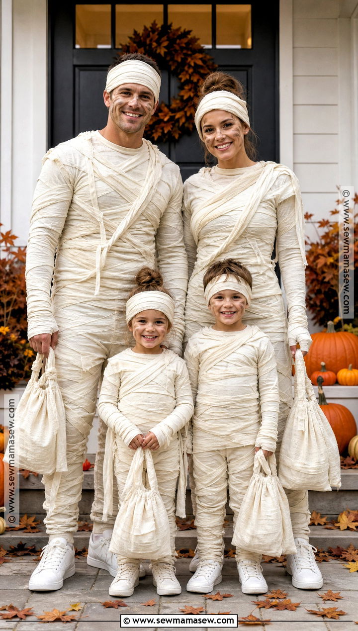 Mummy Family Costume - 40 mummy halloween costume ideas