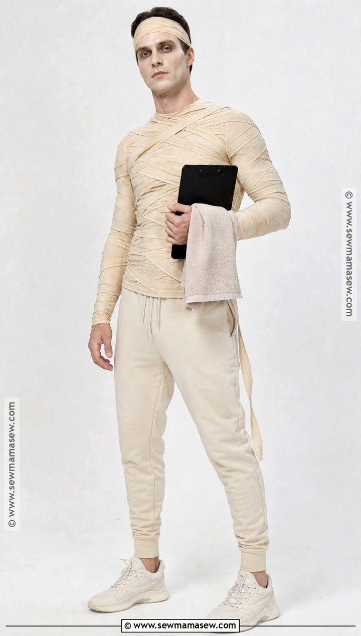 Mummy Fitness Trainer Costume - 30 gym halloween costume ideas