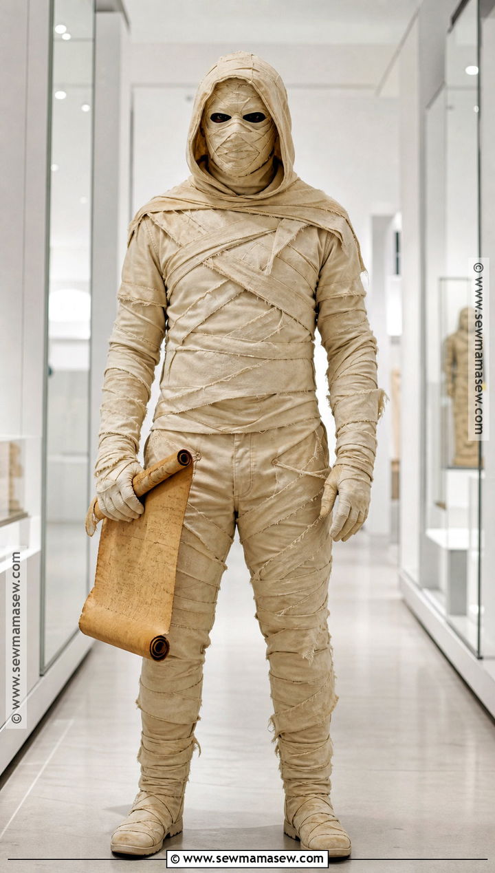 Mummy Halloween Mask Costume - 40 halloween mask ideas