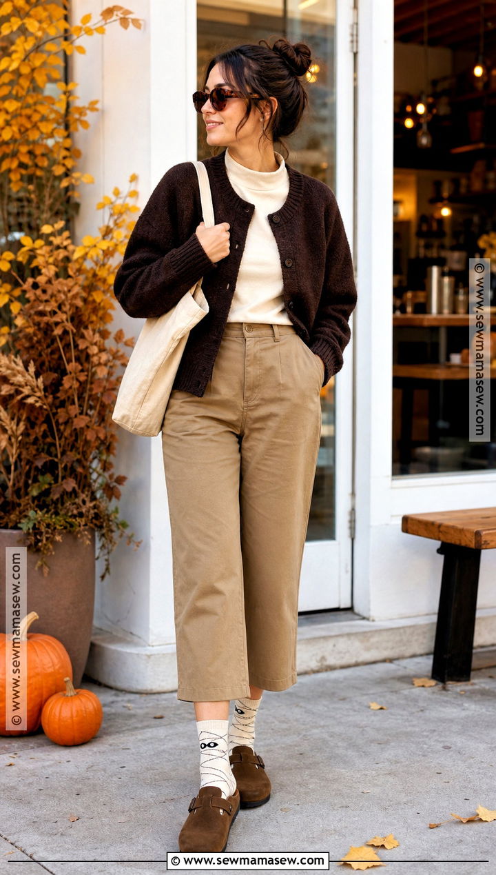 Mummy Halloween Socks With Khaki Pants Outfit - 30 Halloween Socks Ideas