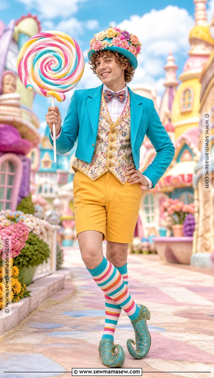 Munchkin Costume With Colorful Suit - 30 the wizard of oz costumes