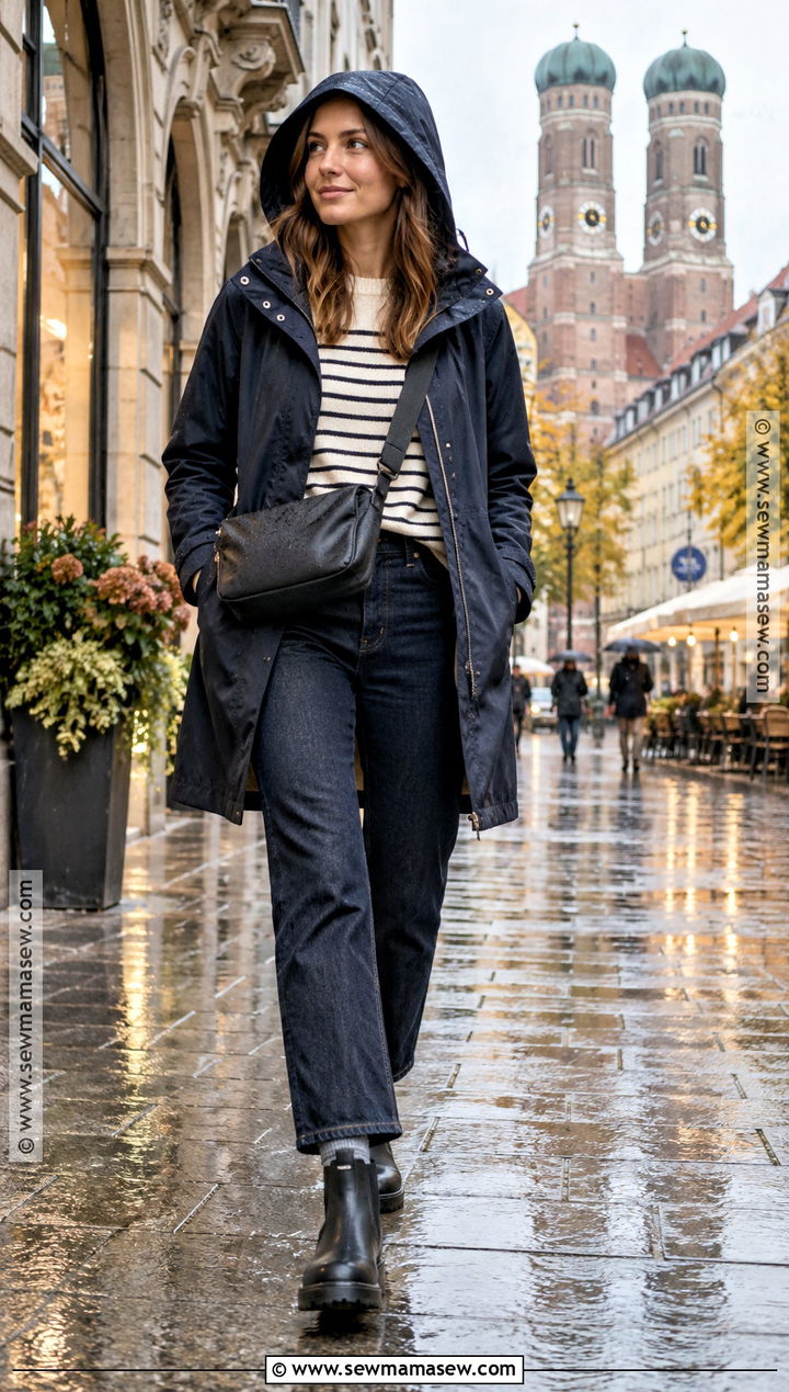 Munich Fall Raincoat And Chelsea Boot Outfit - 15 munich germany outfits fall