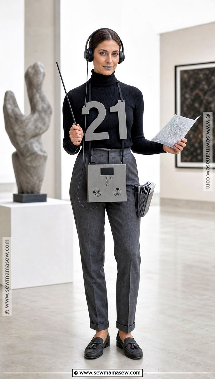 Museum Audio Guide Costume - 40 original halloween costumes