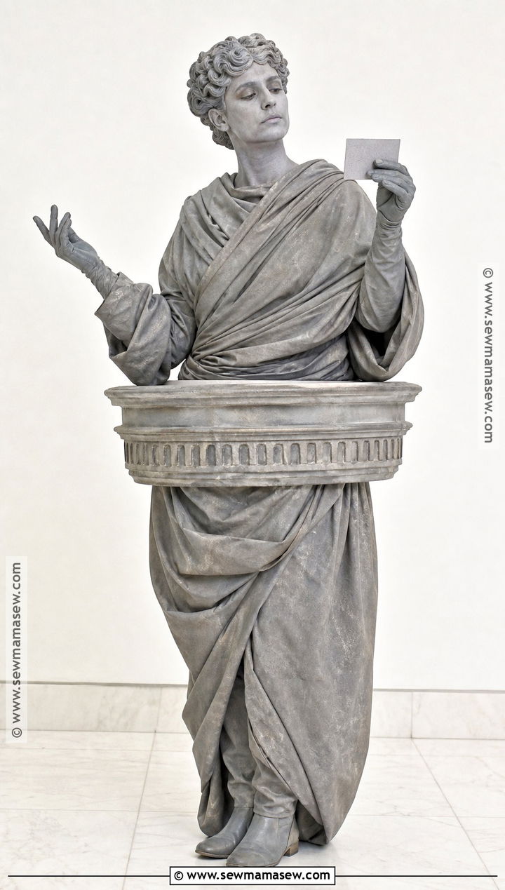 Museum Statue Costume With Stone Makeup - 40 unique costumes