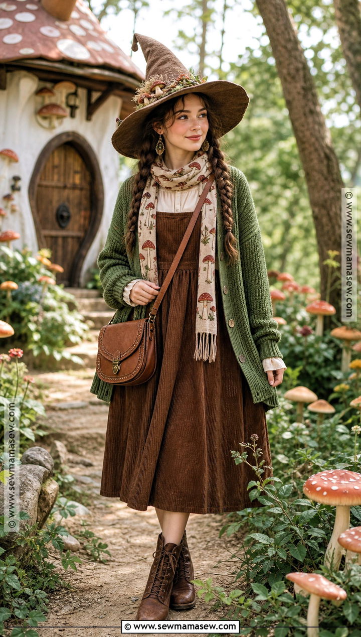 Mushroom Cottage Witch Outfit - 35 witches outfit ideas