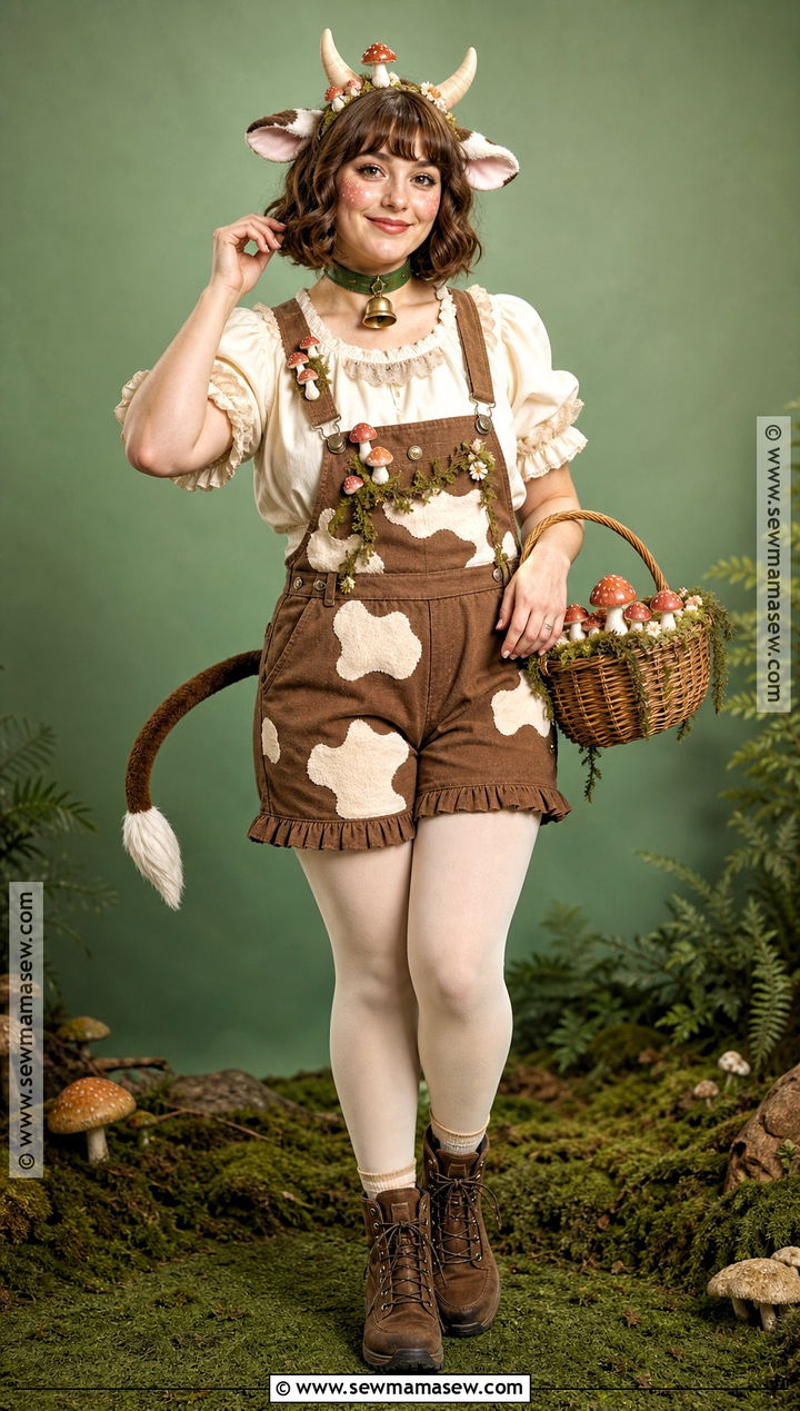 Mushroom Cow Cosplay - 30 cow cosplay ideas