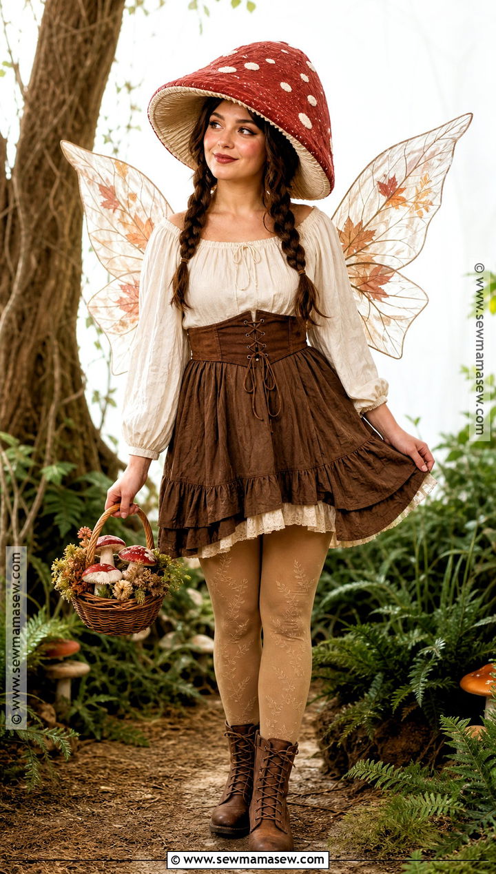 Mushroom Fairy Costume - 35 creative costumes