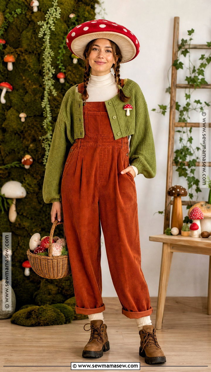 Mushroom Forager Costume - 30 cute unique halloween costumes