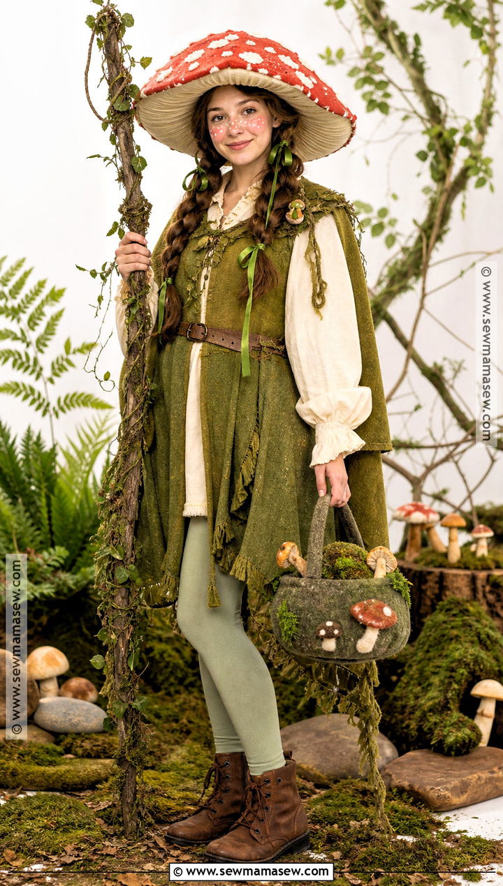 Mushroom Forest Guardian Costume - 35 unique costume ideas