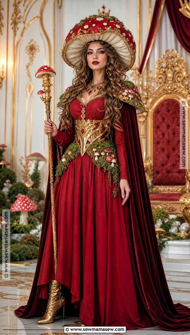 Mushroom Queen Costume - 30 Mushroom Costume Ideas for Women