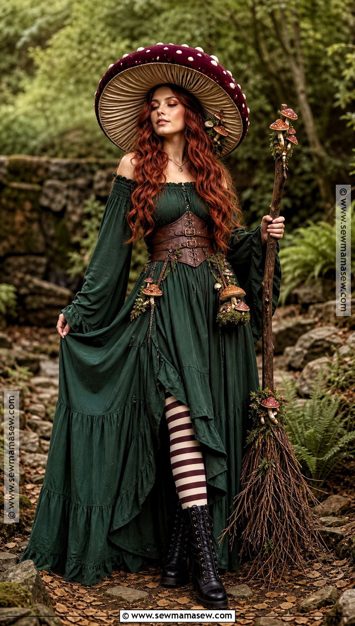 Mushroom Witch Costume - 30 Mushroom Costume Ideas for Women