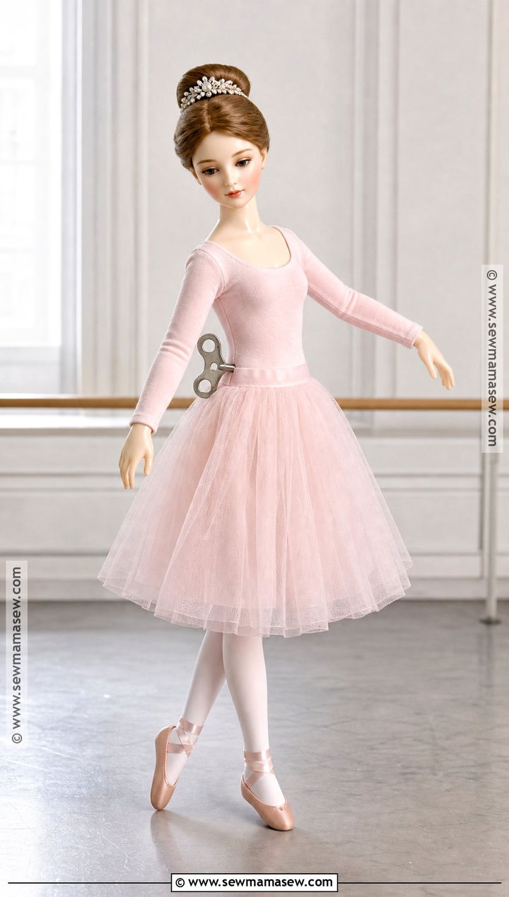 Music Box Ballerina Doll Costume - 40 doll halloween costume ideas
