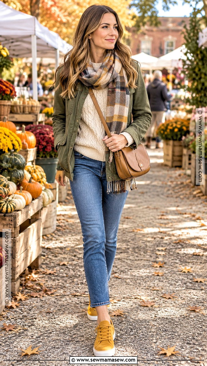 Mustard Yellow Sneakers Fall Outfit - 15 colorful fall shoes