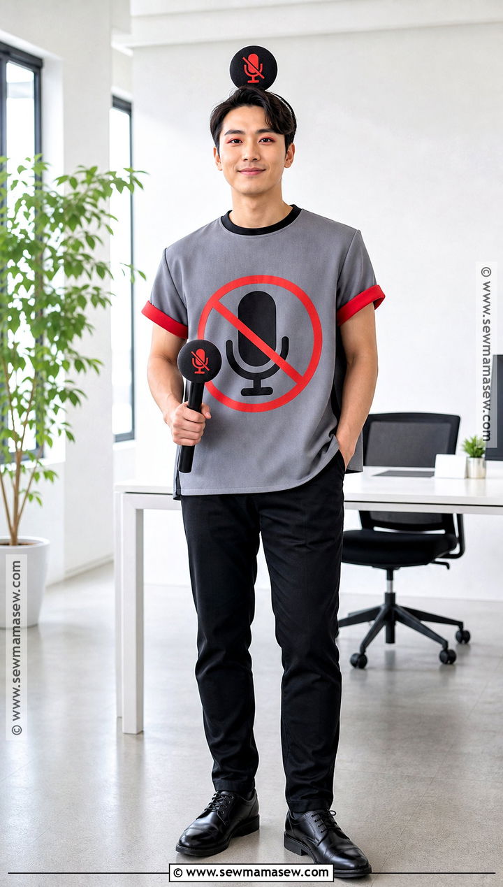 Muted Microphone Costume - 50 funny costumes