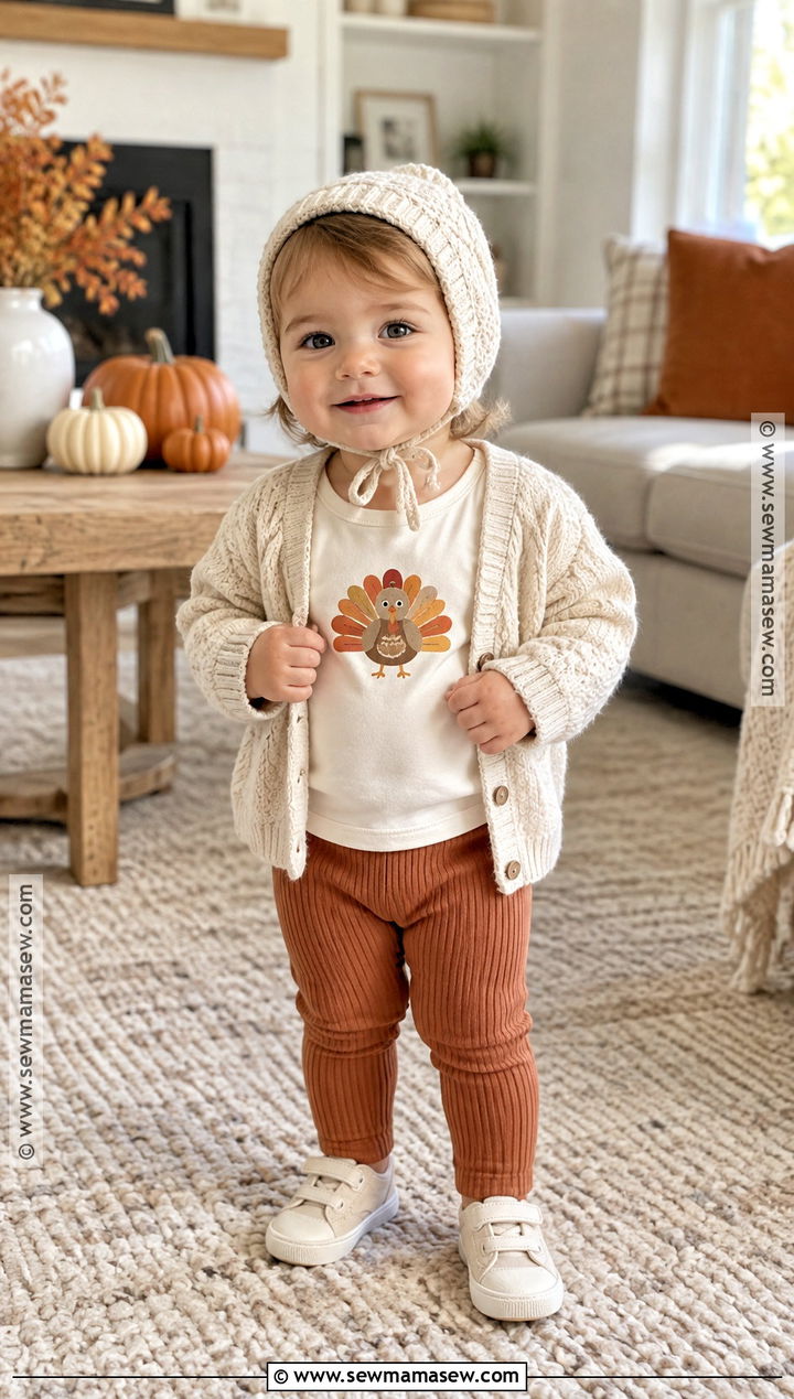 My First Thanksgiving Shirt With Leggings - 15 toddler thanksgiving shirts