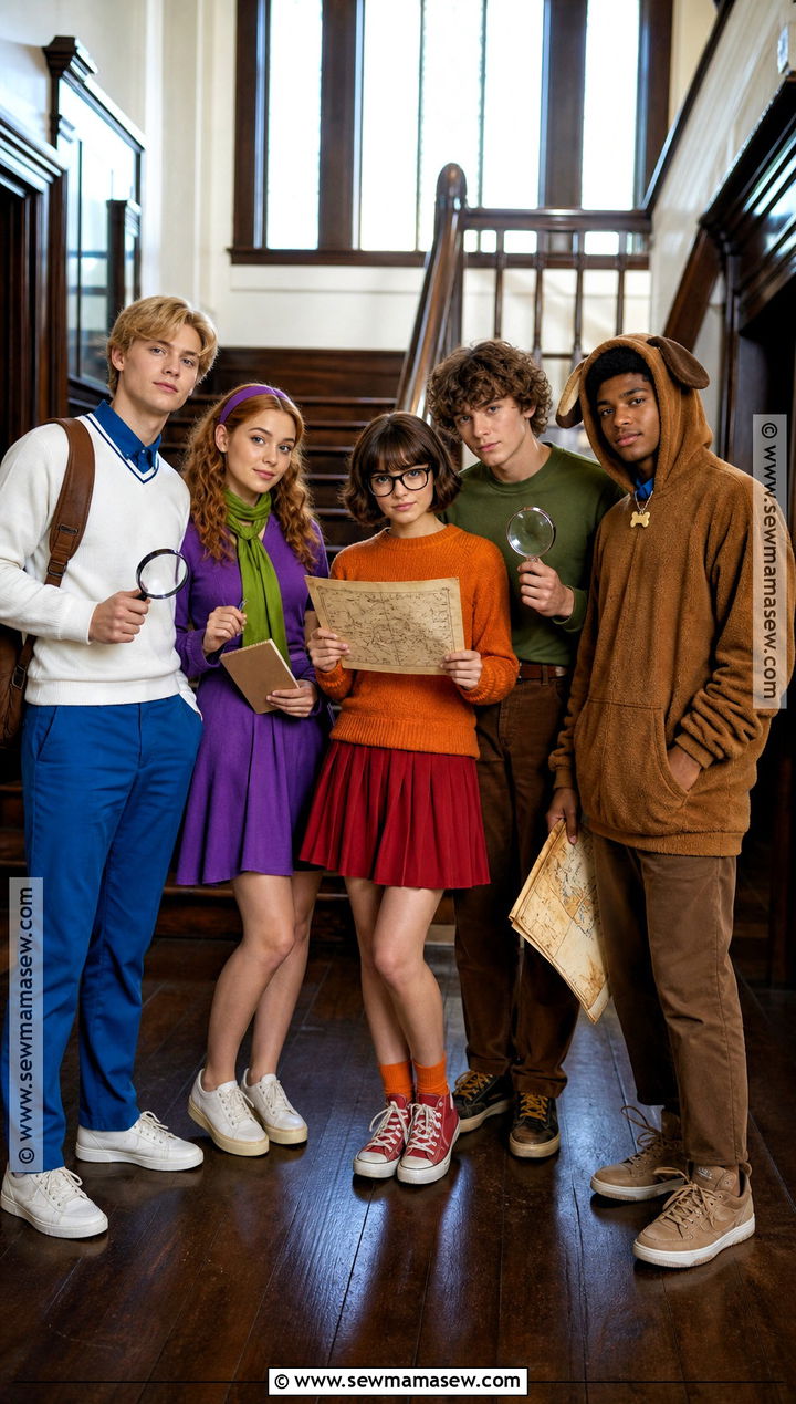 Mystery Solving Friends Group Costume - 40 teen halloween costumes