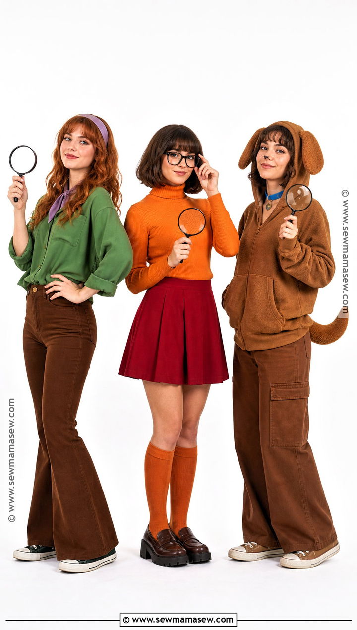 Mystery Solving Friends Trio Costume - 30 3 person halloween costume ideas