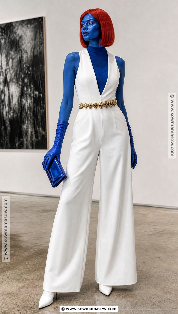 Mystique Costume With White Jumpsuit - 35 mystique costume ideas