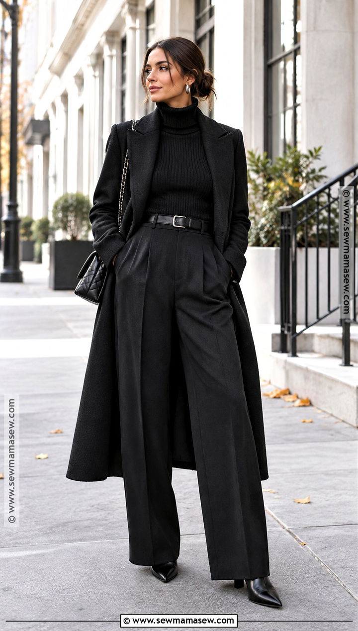 NYC Fall All Black Outfit - 20 nyc street style fall ideas