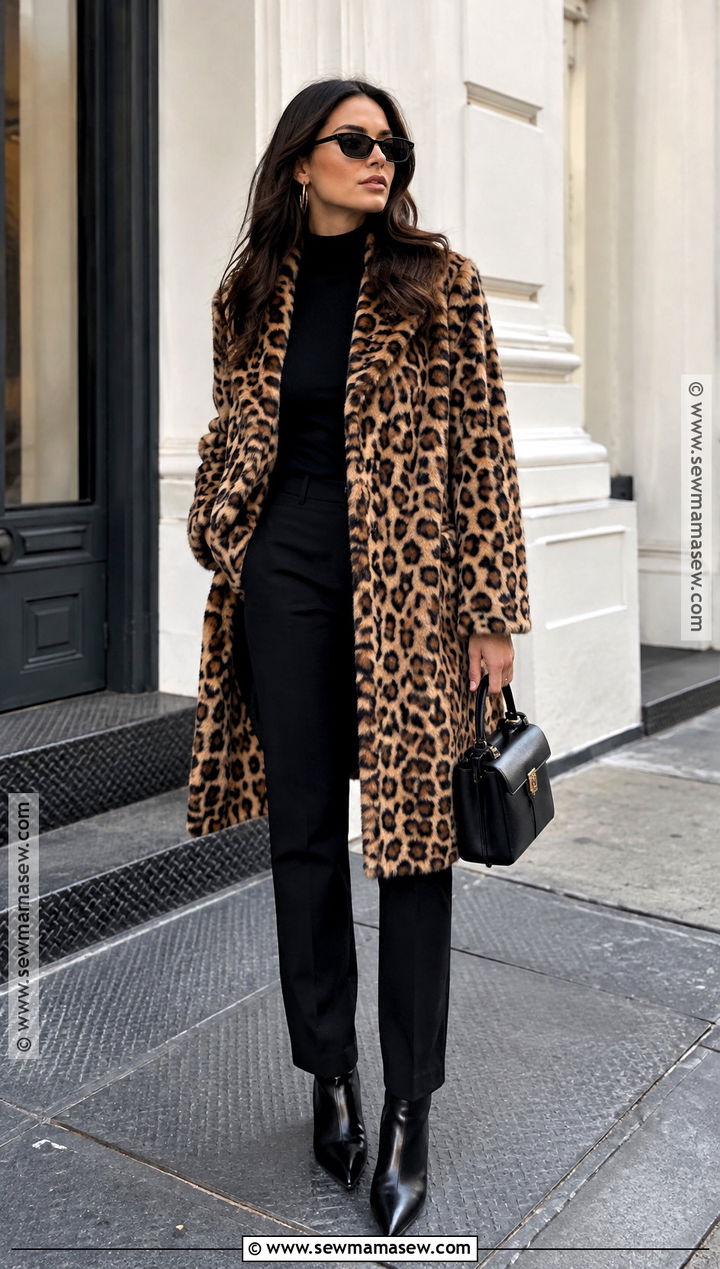 NYC Fall Leopard Coat Outfit - 15 Fall Nyc Outfits 2026