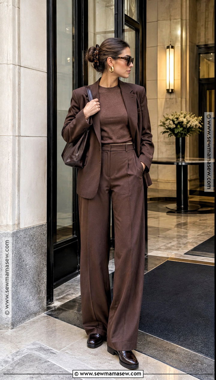NYC Fall Monochrome Brown Outfit - 15 Fall 2026 Nyc Fashion Trends