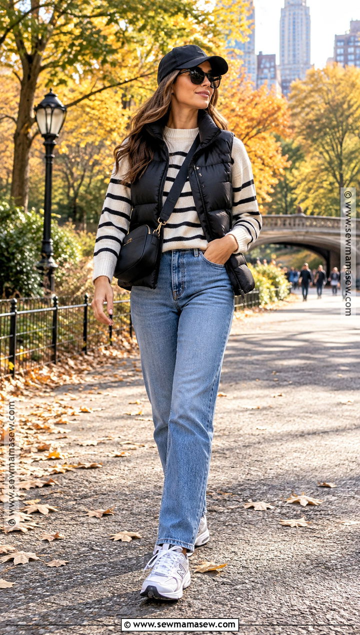 NYC Fall Puffer Vest Outfit - 15 fall style nyc ideas 2026