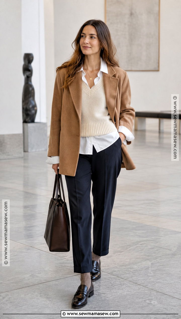 NYC November Sweater Vest Outfit - 25 nyc november outfit ideas
