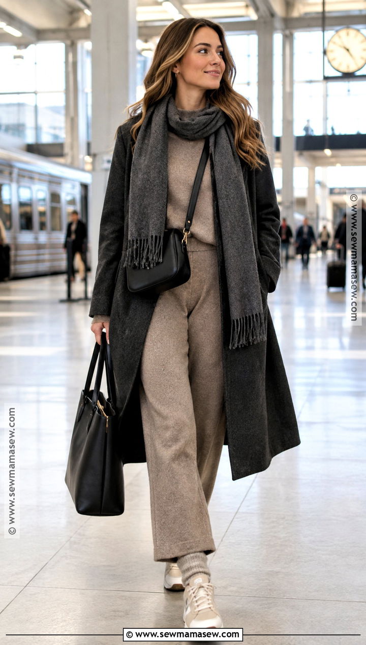 NYC November Travel Day Outfit - 25 nyc november outfit ideas