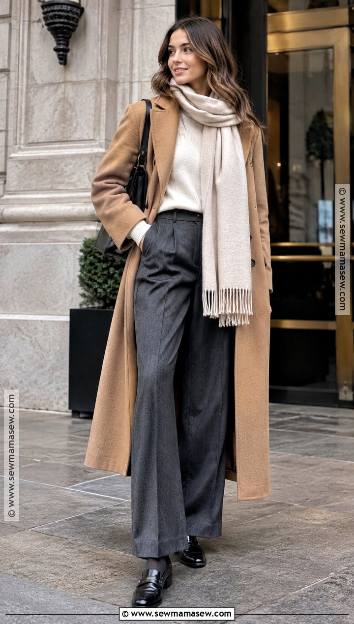 NYC November Wool Coat Outfit - 25 nyc november outfit ideas