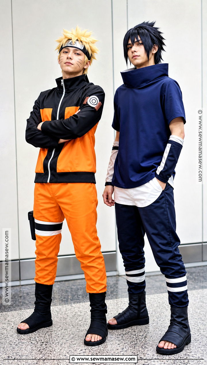 Naruto And Sasuke Cosplay - 30 matching cosplay ideas