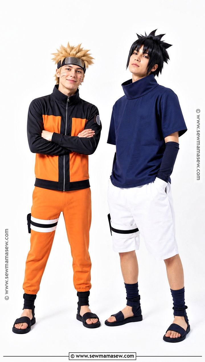 Naruto And Sasuke Costume - 35 iconic duo halloween costumes