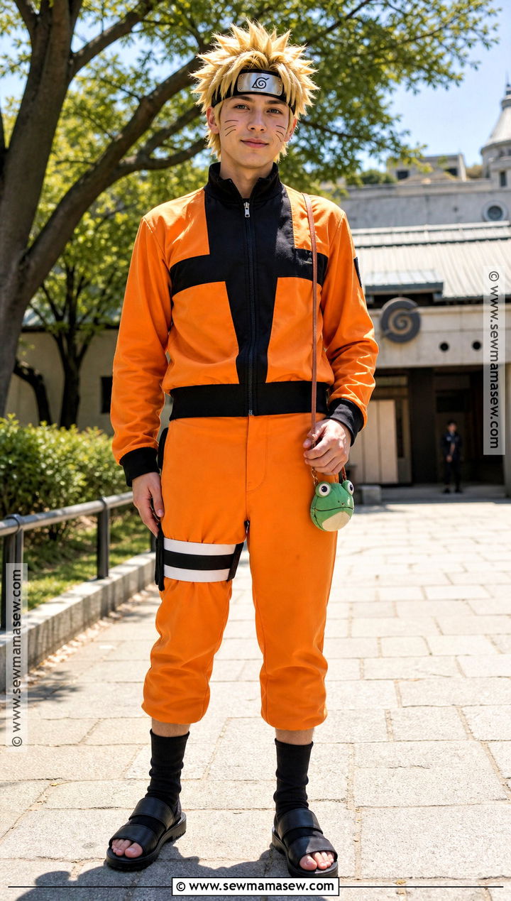 Naruto Uzumaki Cosplay With Orange Jumpsuit - 30 short hair cosplay characters ideas