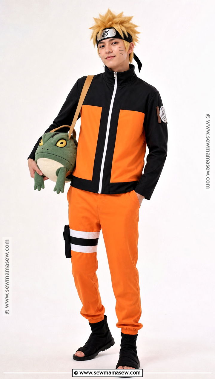 Naruto Uzumaki Cosplay With Orange Tracksuit - 30 Easy Anime Cosplay Ideas for Men