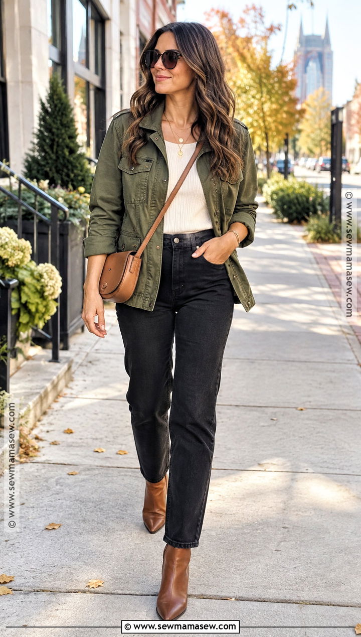 Nashville Fall Olive Green Outfit - 25 nashville outfits fall
