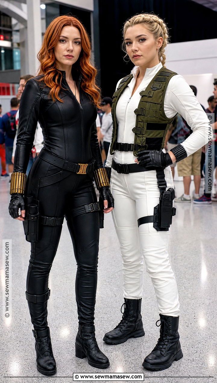 Natasha And Yelena Black Widow Cosplay Duo - 30 black widow cosplay ideas