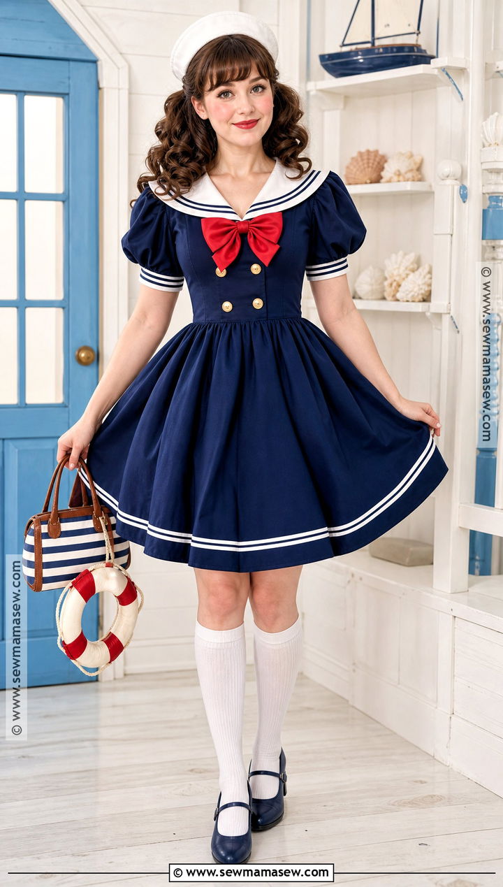 Nautical Doll Sailor Costume - 40 sailor costume ideas for women