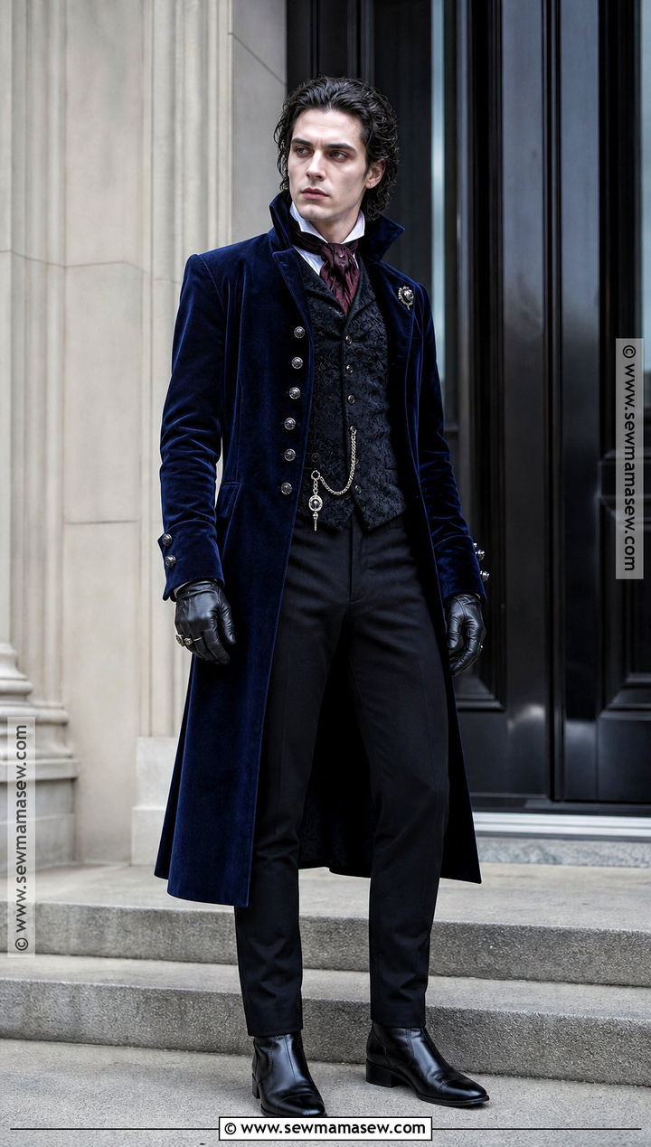 Navy Victorian Vampire Outfit - 30 victorian vampire outfit male ideas
