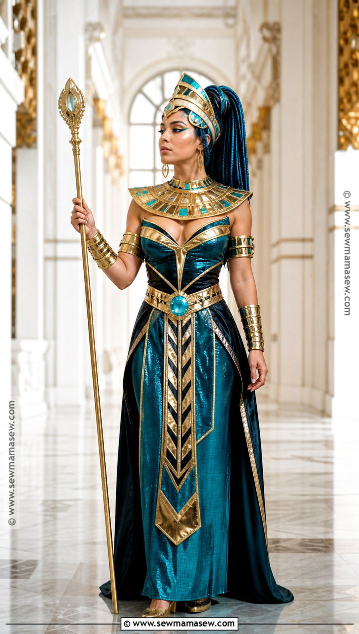 Nefera De Nile Costume With Teal Gown - 35 monster high characters costumes