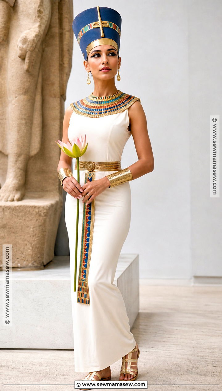 Nefertiti Queen Costume - 30 Egypt Costume Ideas for Women